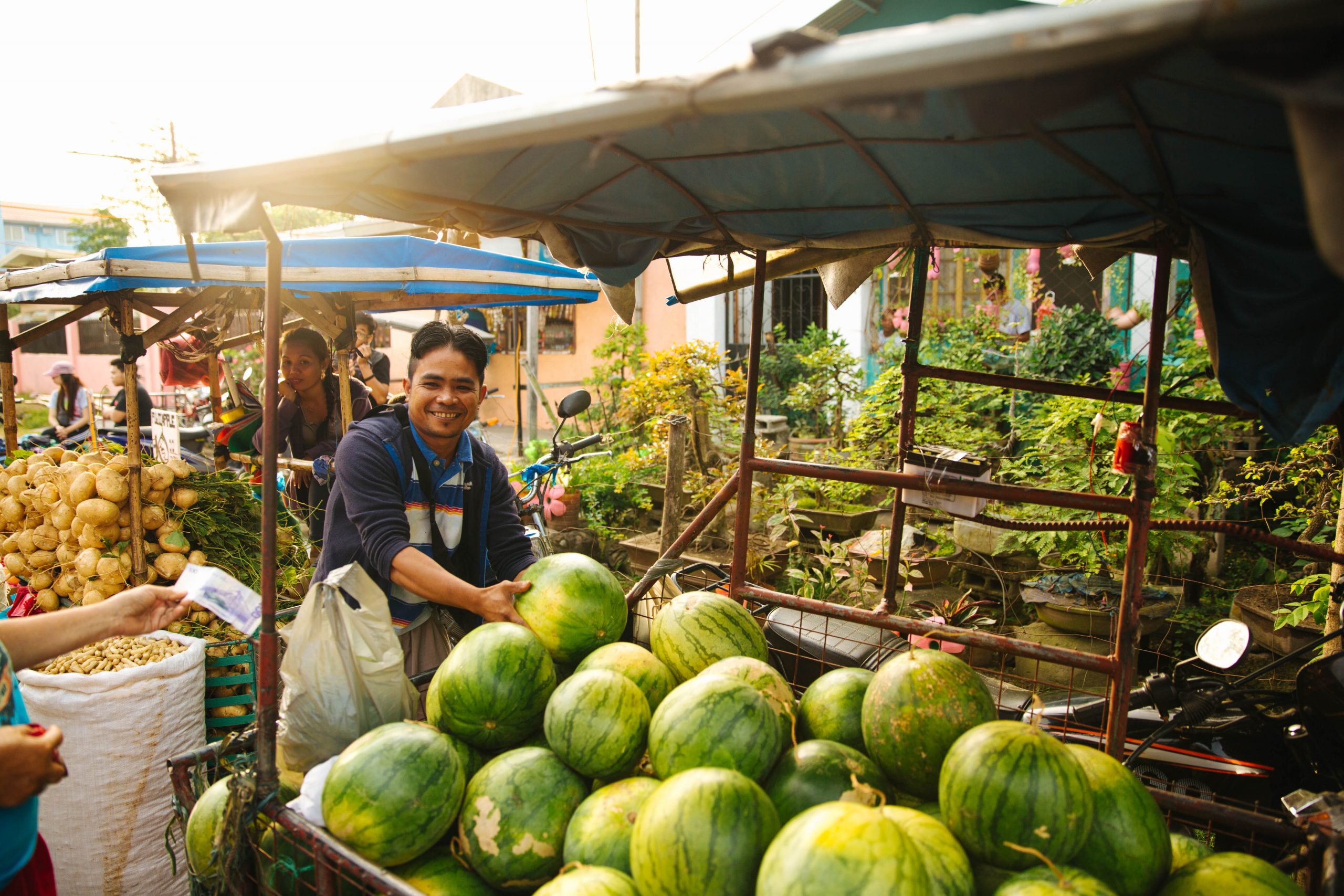 Watermelon guy in Philippines