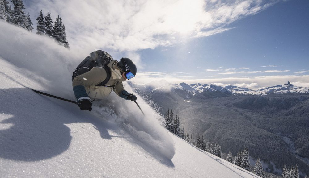 skiing in Whistler