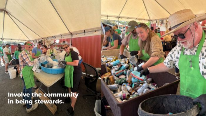 Involve the community in being stewards.